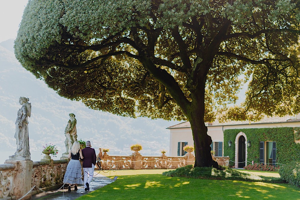 Engagement in Villa del Balbianello