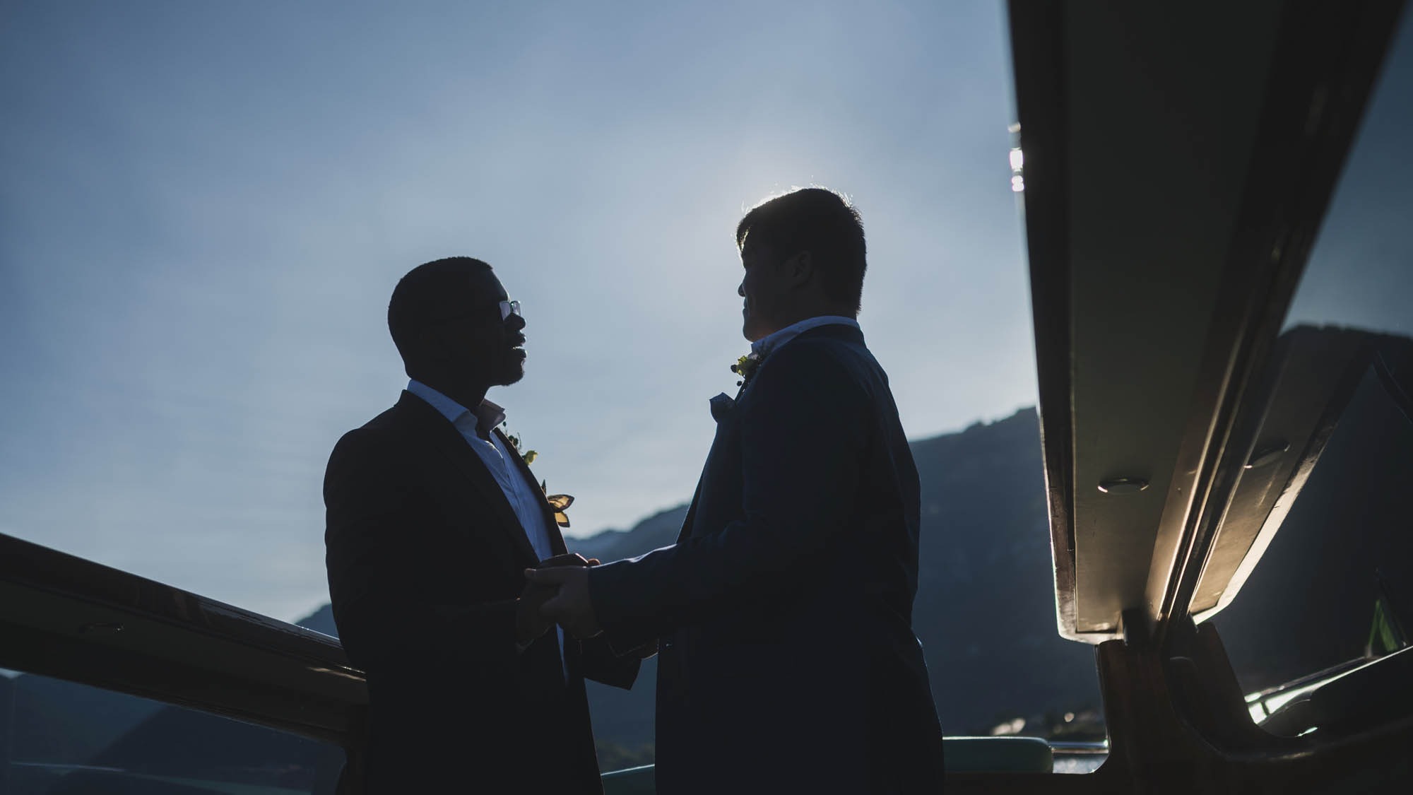 A Wedding and  the final of the European Championships On Lake Como – Cadenabbia – Michael & Sky